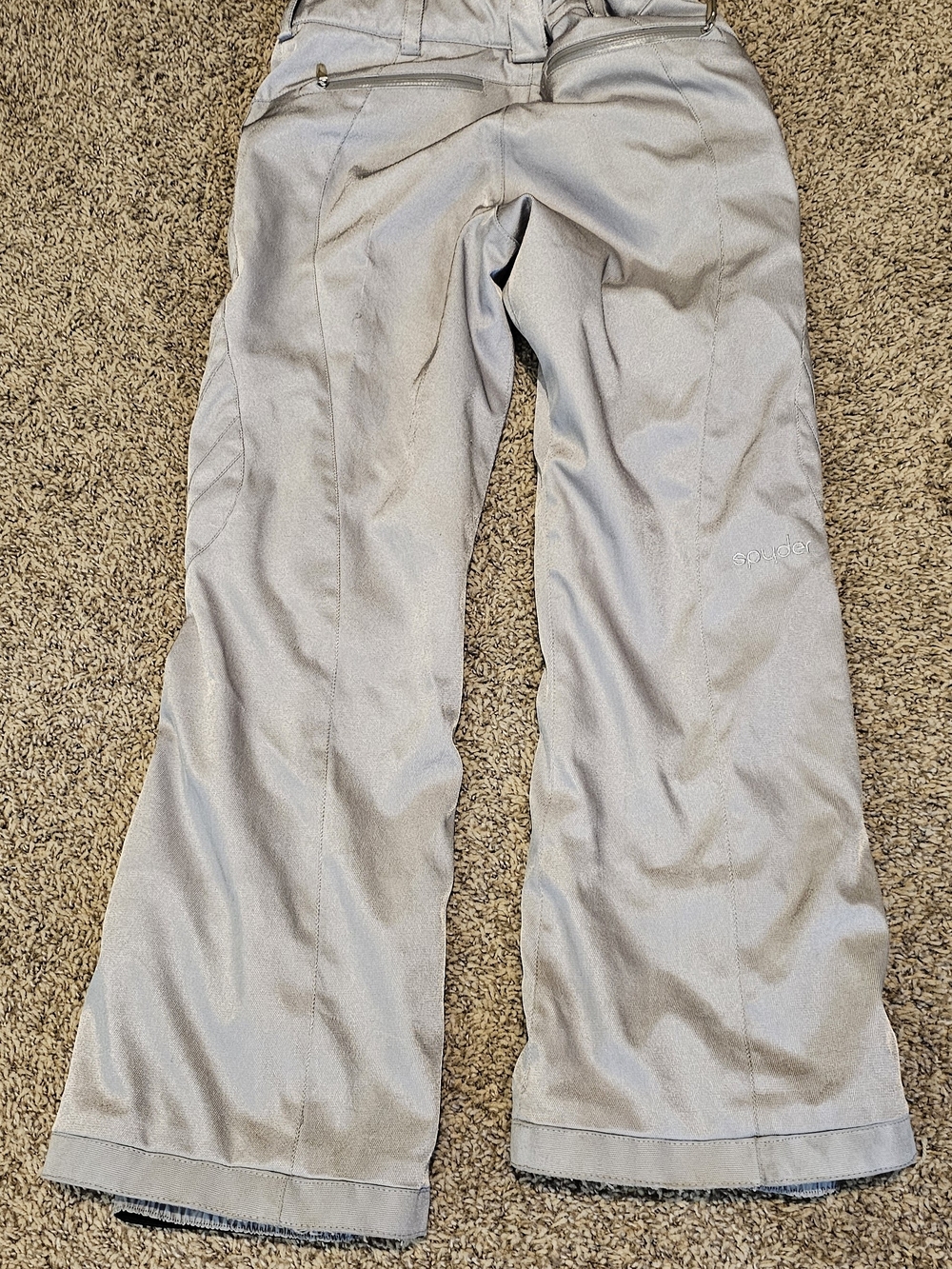 Spyder Light Gray Insulated Ski Pants with Thinsulate Label
